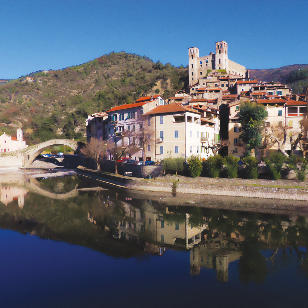 Dolceaqua, a quintessentially Medieval Ligurian Town