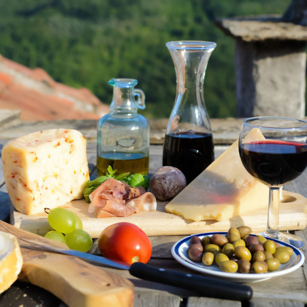 A table set with local Delicacies
